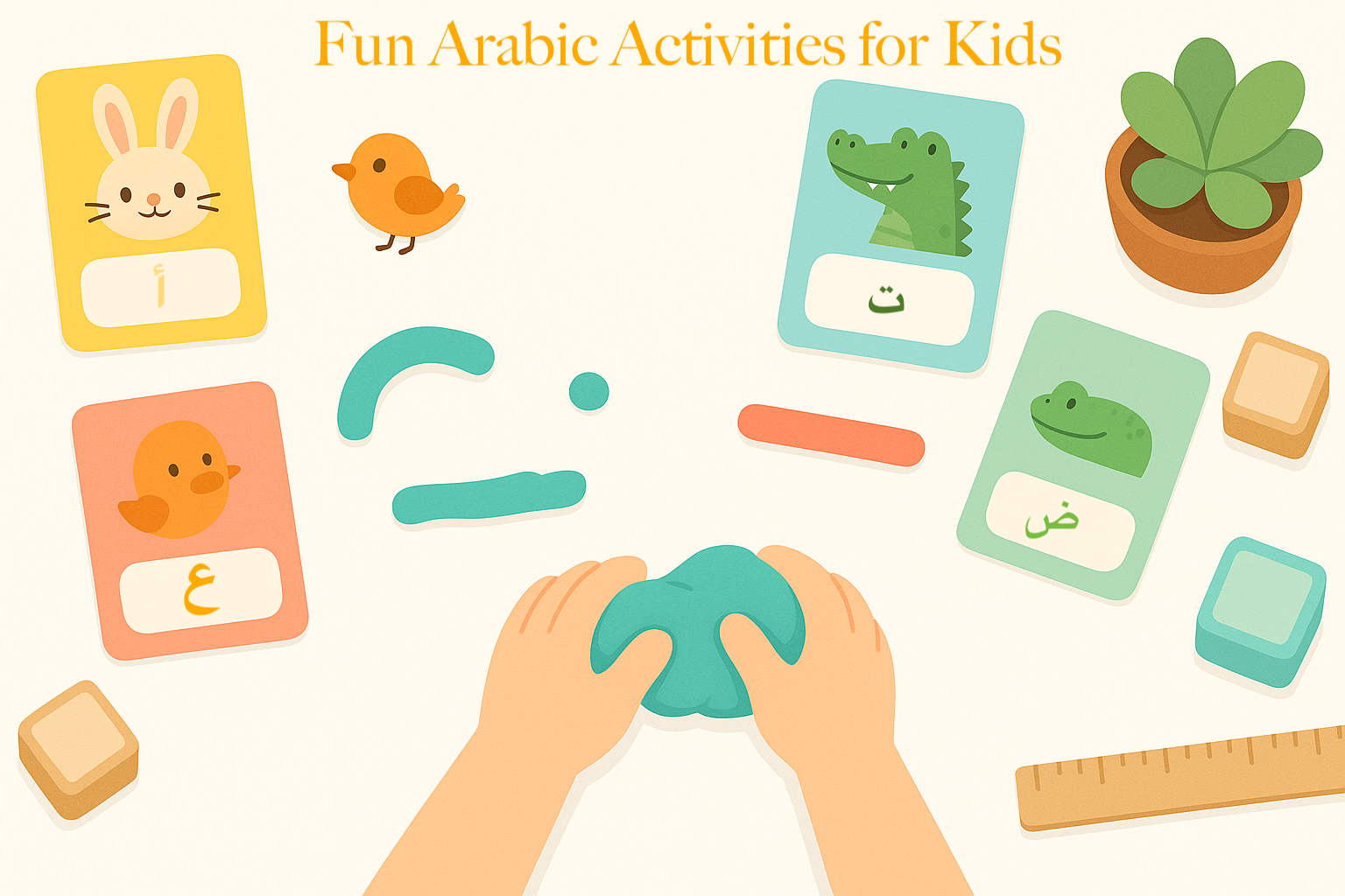 +10 Fun Arabic Activities for Kids: Games, Crafts, and Alphabet learning
